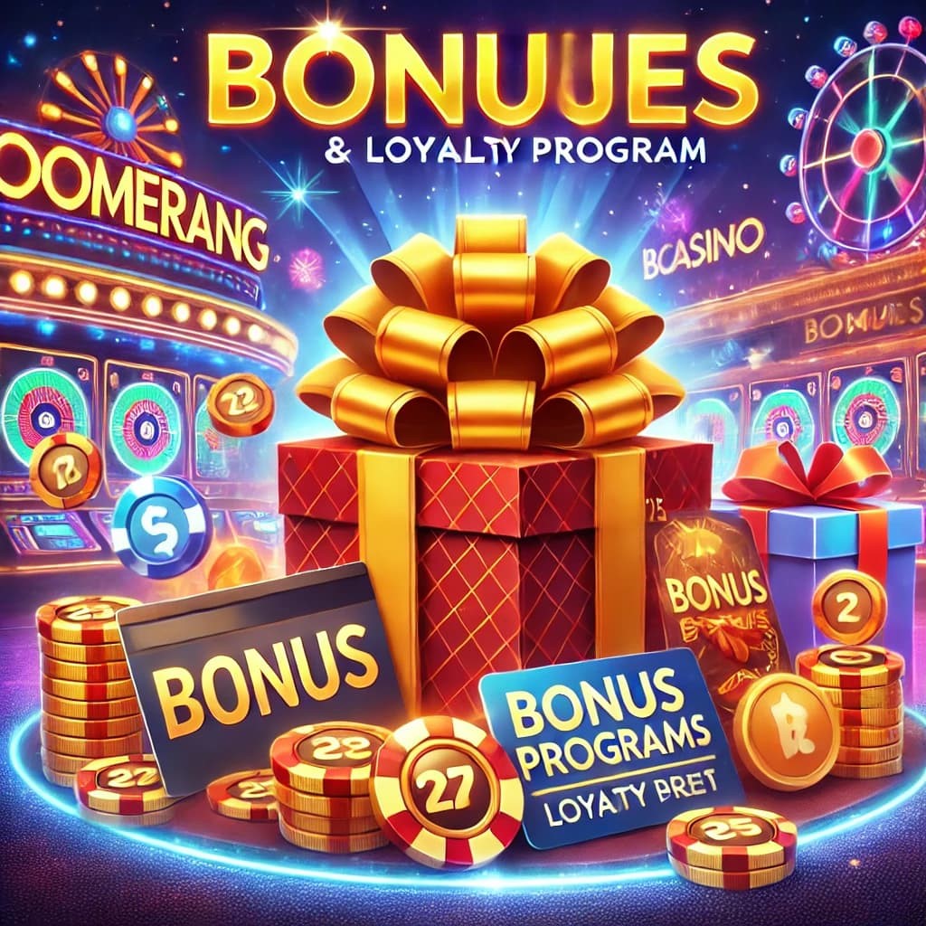 Bonussen en loyaliteitsprogramma's bij Boomerang.bet Casino