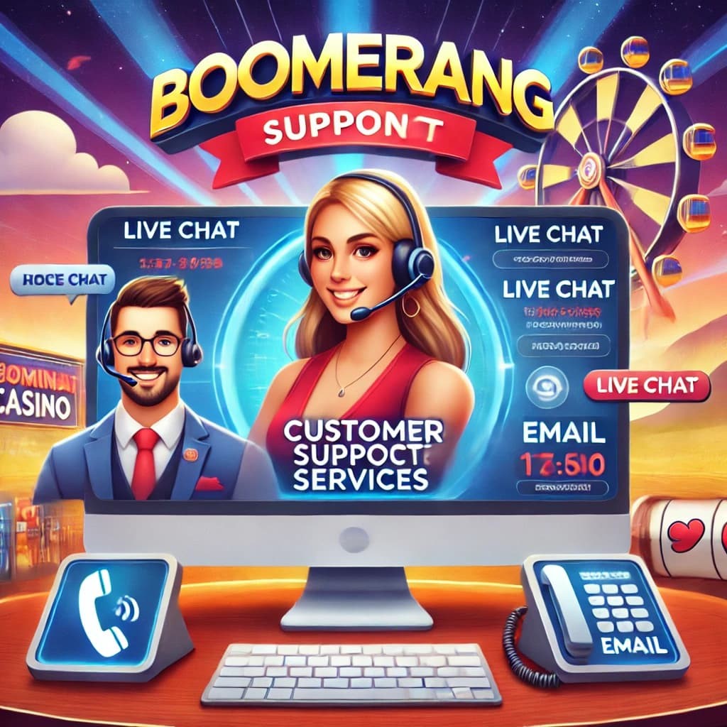 Casino Klantenservice bij Boomerang.bet Online Casino